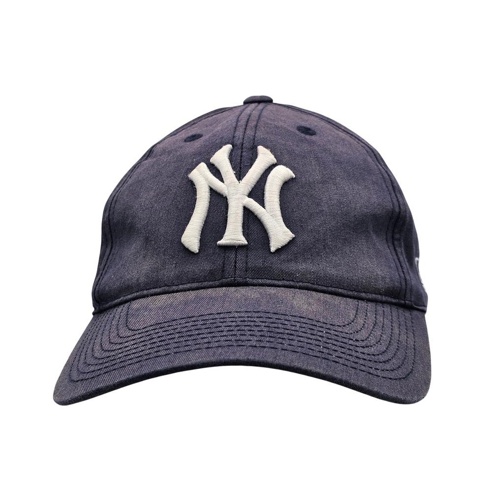New York Yankees Hat‎ OC Outdoor Team MLB Navy Blue Adjustable Hook Loop Cap